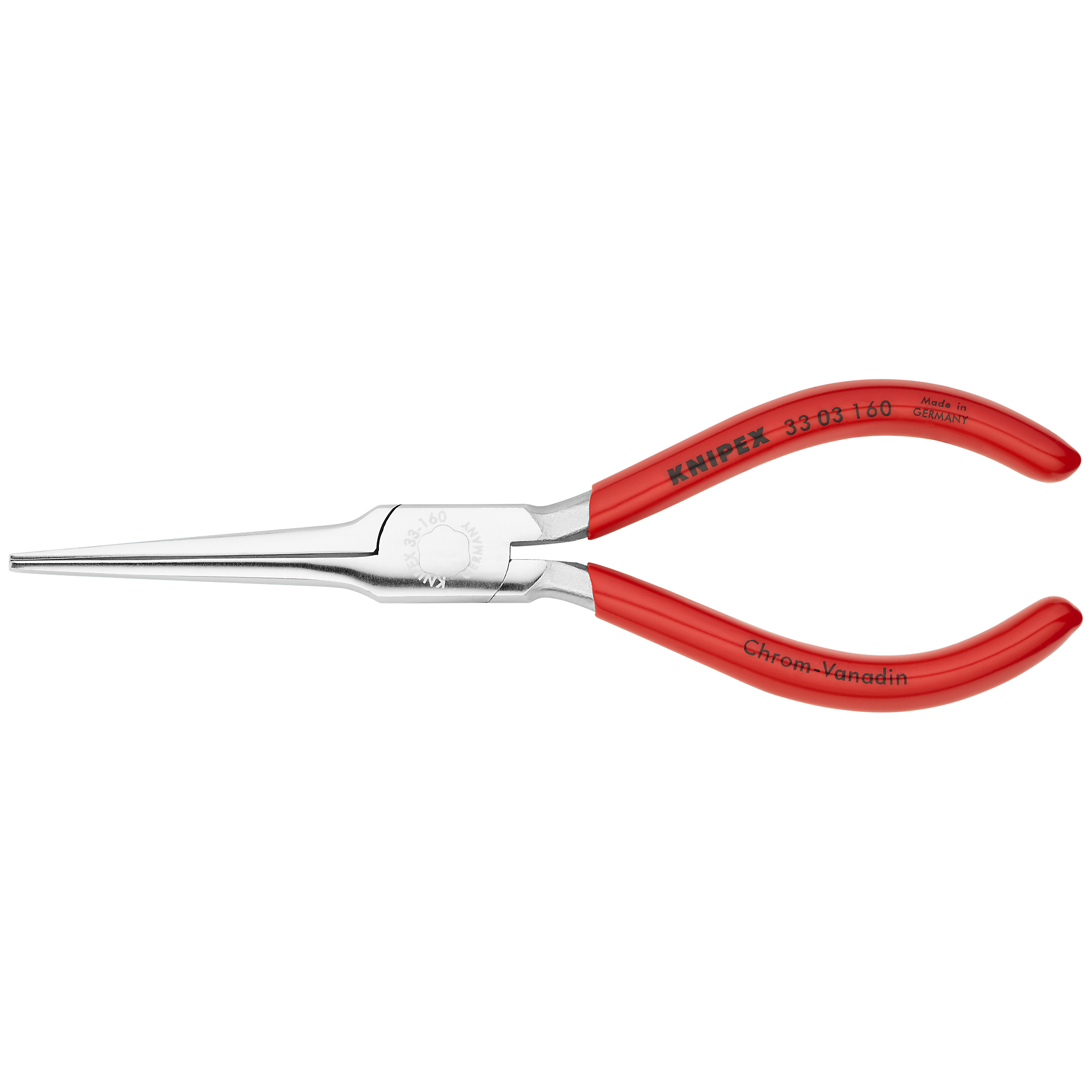 KNIPEX, Duckbill Pliers, Plastic Coating, 6.25in., Pieces (qty.) 1 Material Chrome Vanadium, Model# 33 03 160
